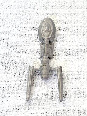 Vintage 1984 FASA Star Trek Metal Miniature Orion Wanderer Ship PPC Paramount